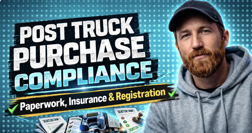 Post truck purchase compliance checklist
