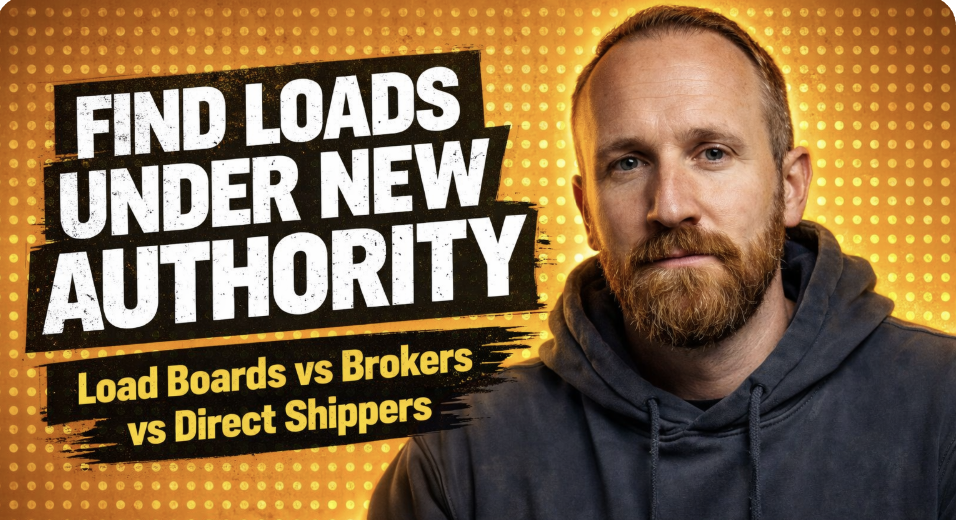 How new truckers find loads