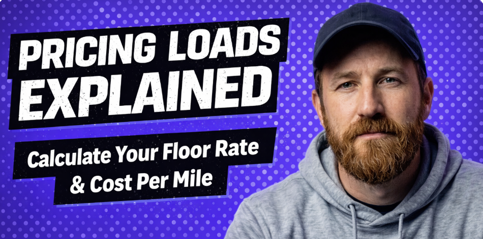 Pricing loads with floor rate and cost per mile